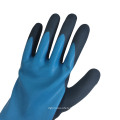 NMsafety 13 gauge seamless knit glove water proof and oil proof fully coated latex foam work gloves CE 2141X